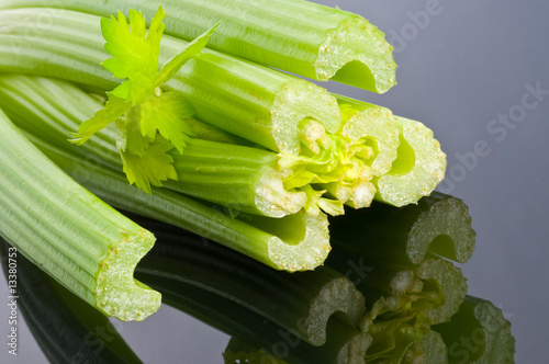 Fresh green celery