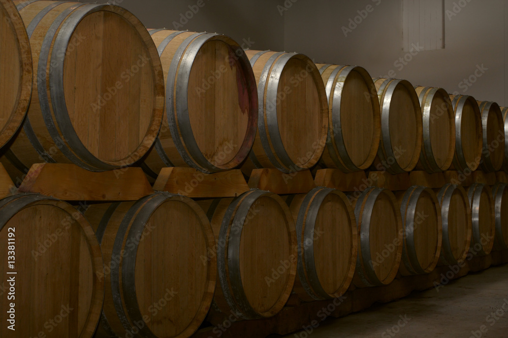 group of barrels