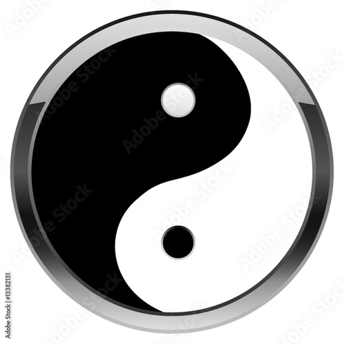 Yin Yang button