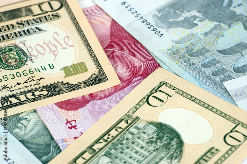 Different banknotes, cash background Different banknotes, cash background
