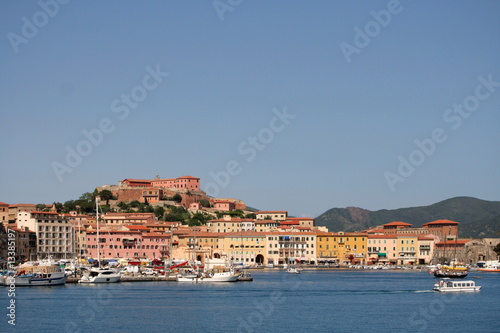 Porto Ferraio, Hafen auf der Insel Elba, Toskana, Italien,