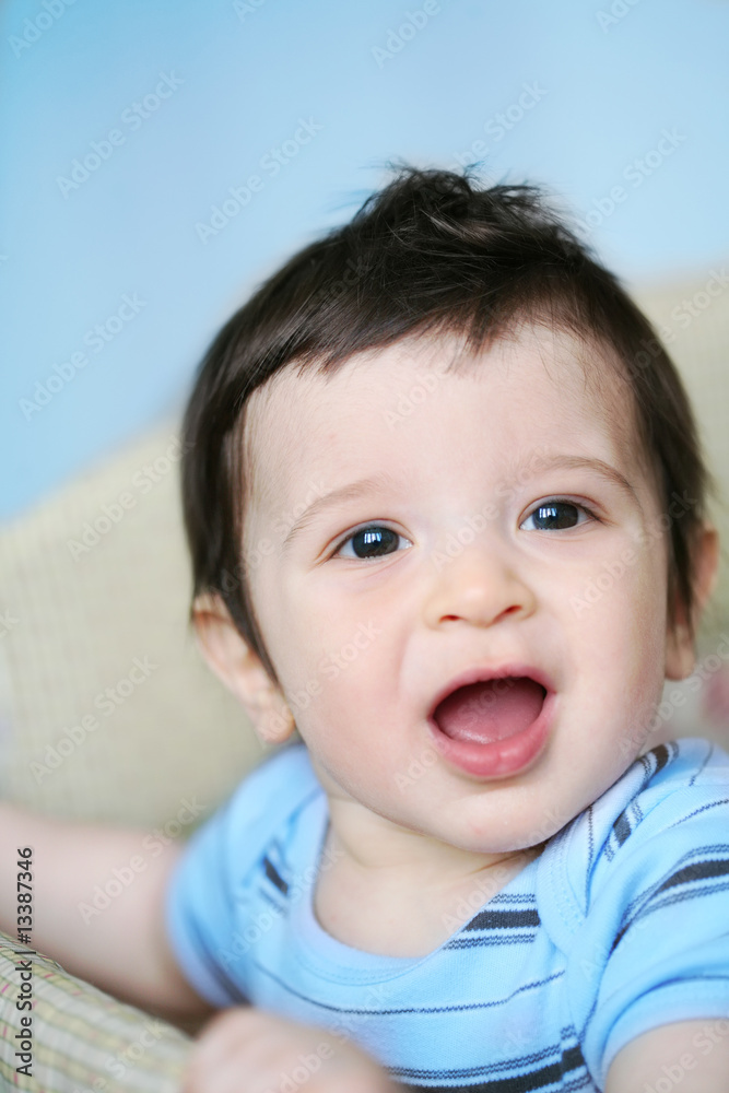 baby portrait, soft focus