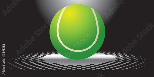 Interesting tennis ball