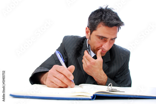 Homme au travail photo