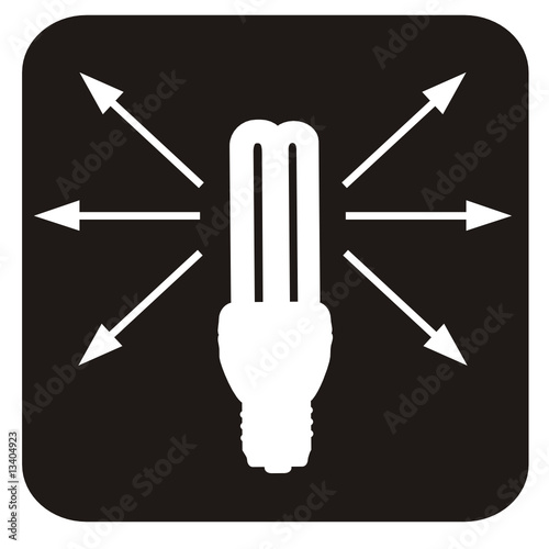 energiesparlampe piktogramm