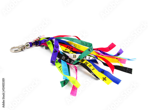 lord of bonfim keychain isolated on white photo