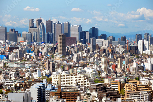Tokyo, vue sur le quartier de Shinjuku photo