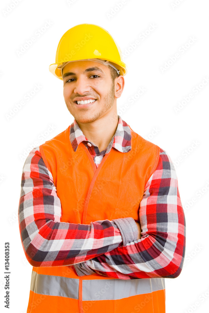 Junger Bauarbeiter Junger Bauarbeiter