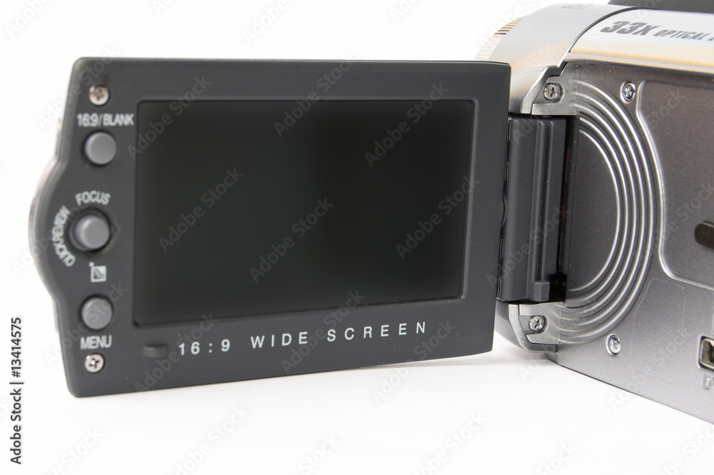 Fototapeta premium the handycam isolated on white