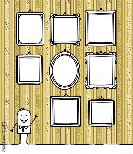 cadres & papier peint