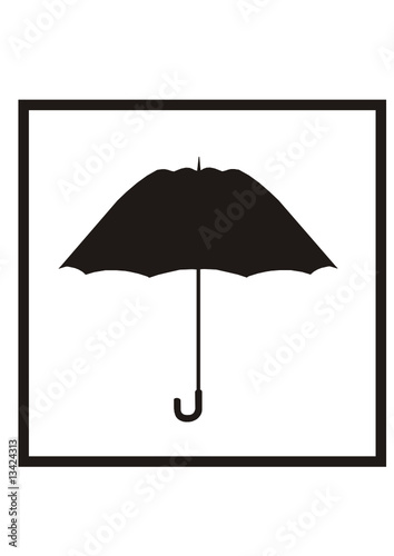 Verpackungshinweis -Vorsicht Wasser