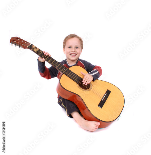 boy and guitar