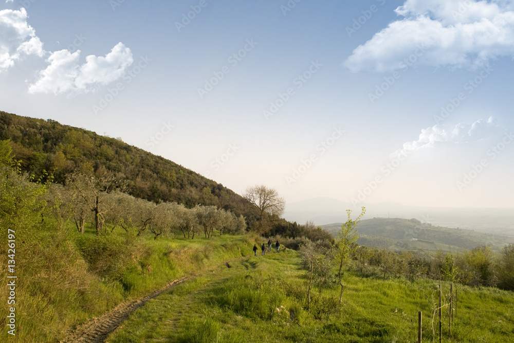 Walking on mountains