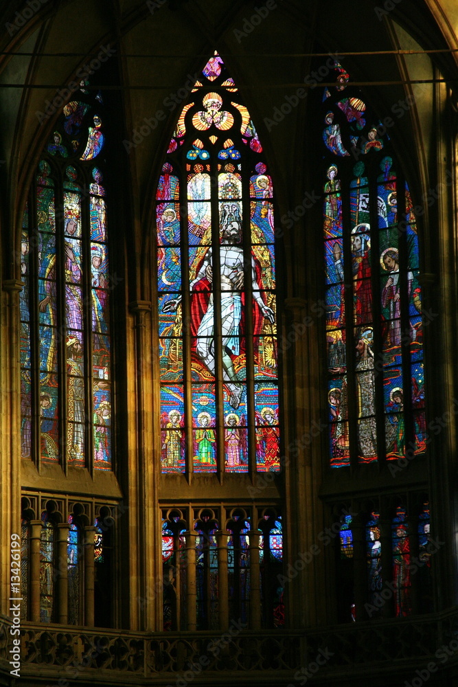 Stained glass windows