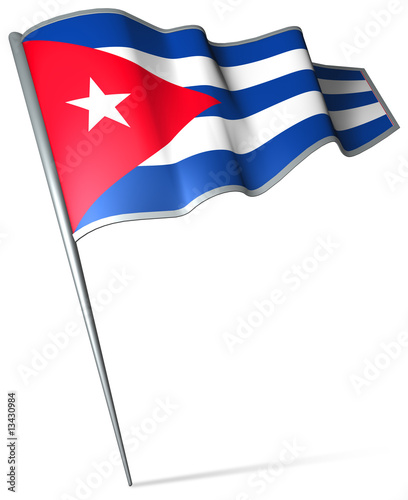 Flag pin - Cuba