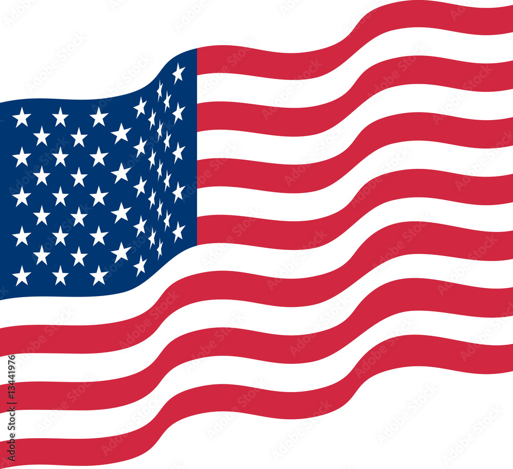 Fototapeta premium USA Flagge