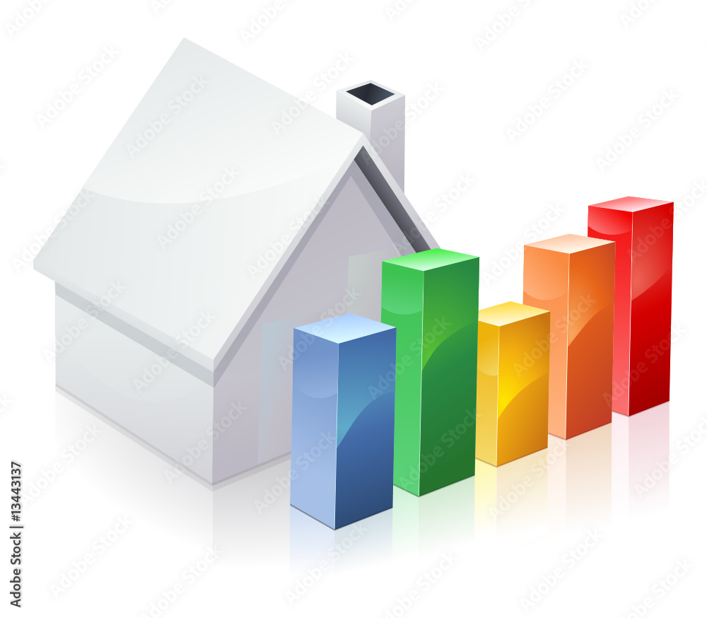 Statistiques sur l'immobilier (reflet)