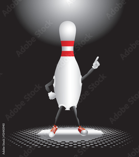 Interesting bowling pin