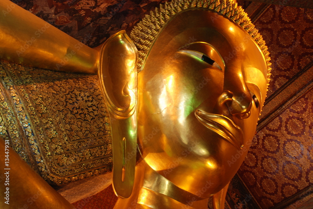 Golden Buddha in Wat Pho, Bangkok, Thailand