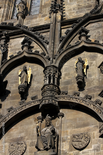 Detail from Powder Tower, Prague photo