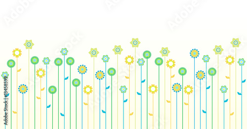 spring background with space for a text