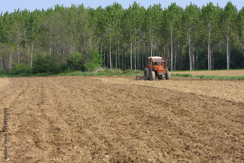 Obraz premium tractor