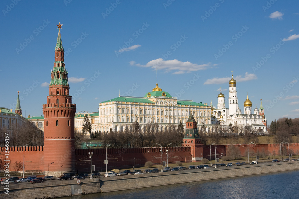 Kremlin's tower in Moscow. Russia