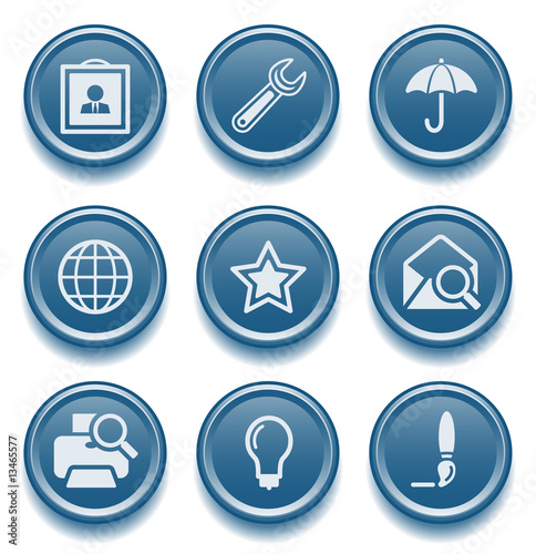 Button icon set 9