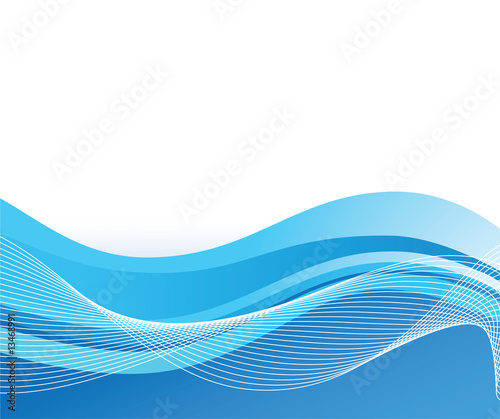 Abstract blue background. Vector illustration