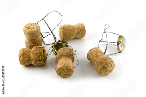 Five corks