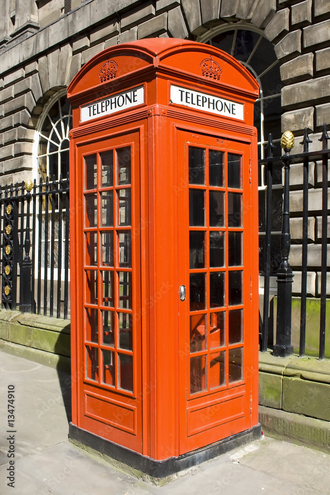 A Red Telephone Box, London, UK