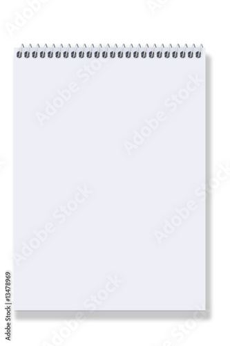 Spiral bound note pad