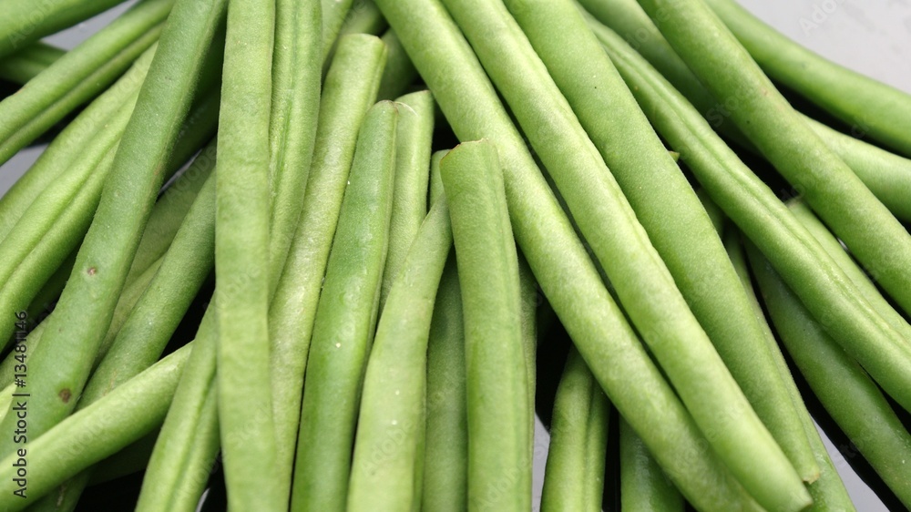 Green runner beans