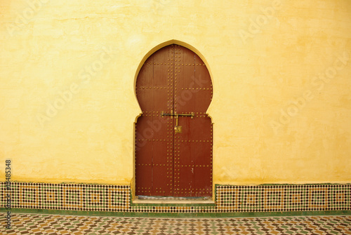 porte d'une maison marocaine photo