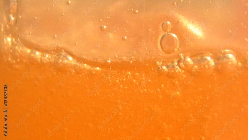 bubbles in liquid