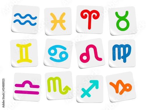 Zodiac vector iconset