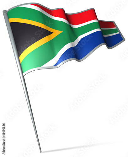 Flag pin - South Africa