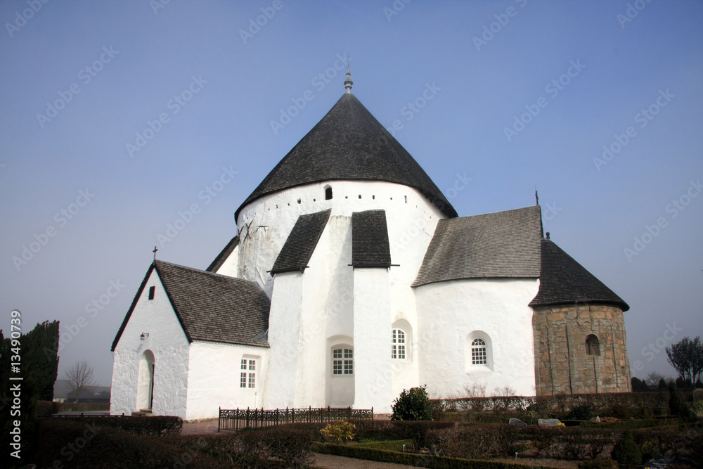 Round Church østerlars, Bornholm Denmark Round Church østerlars, Bornholm Denmark