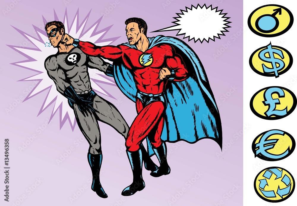 Fototapeta premium Superhero clobber!