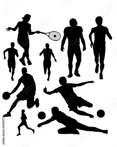 Sports Silhouettes Vector
