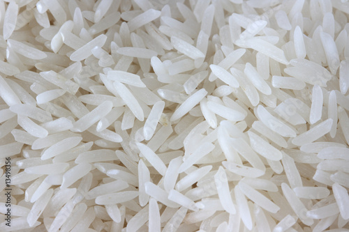 Raw rice close-up