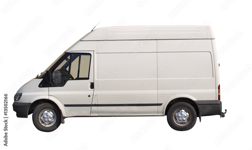 A small bus for the carriage of goods A small bus for the carriage of goods