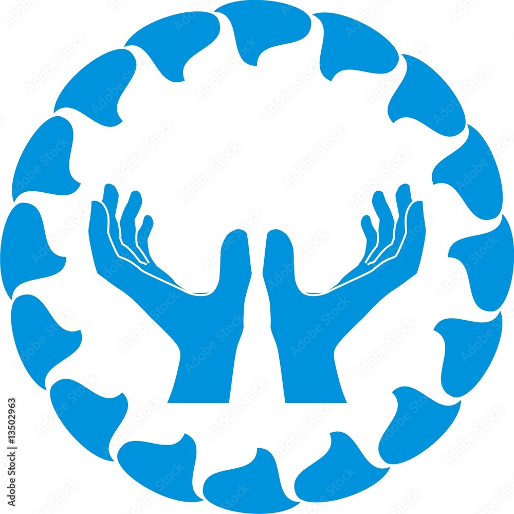 Hands in circle Hands in circle