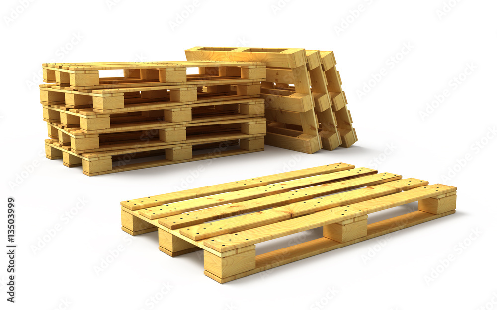 wooden pallets