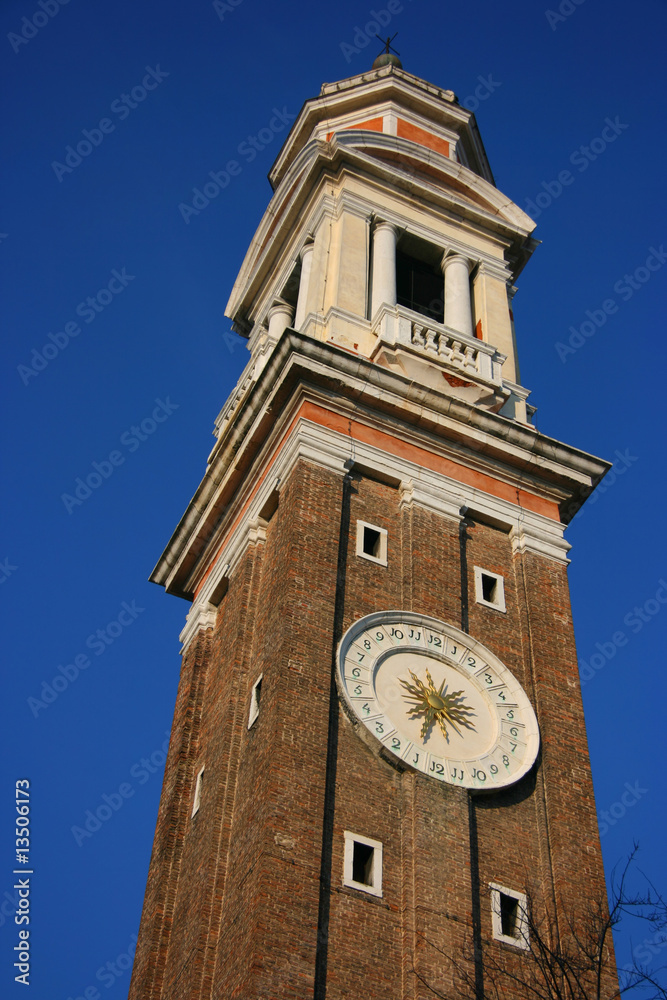Clock tower in Venice