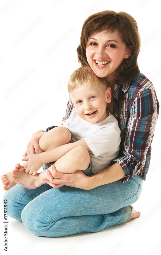 Mother and son Mother and son