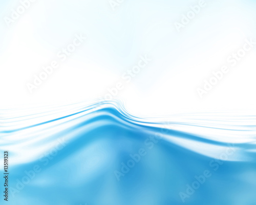 soft blue wave