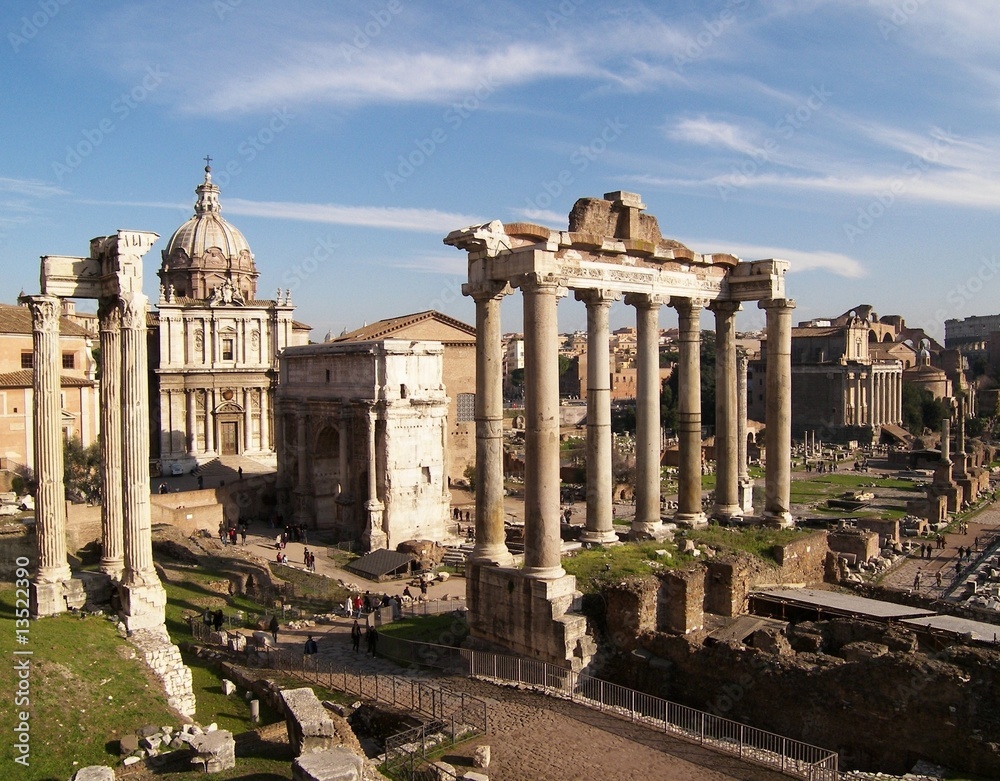 Roma-Veduta del Foro Romano