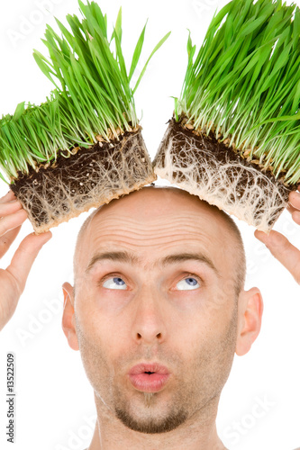 Wallpaper Mural Grass on my head Torontodigital.ca