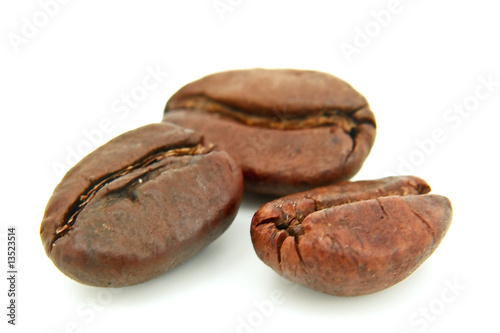 Fototapeta Drei Kaffeebohnen